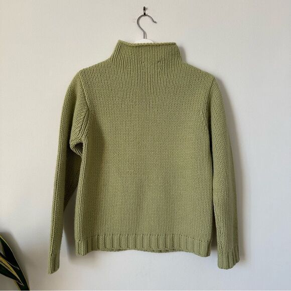 Vintage Pendleton Lambswool Angora Blend Green Sweater Size S - Picture 2 of 5